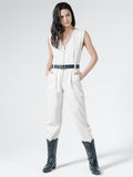 Crescent Sleeveless Coveralls