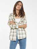 Section Oversized Flannel Shirt