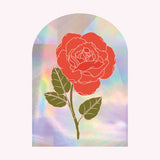 Rose Sun Catcher Sticker
