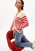 Adrinaa Cardigan - Undyed + Dark Poppy