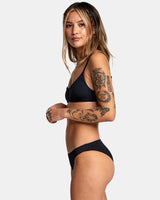 Solid V-Wire Bralette Bikini Top