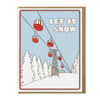 Let it Snow Ski Gondolas