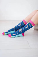 Beach Day Crew Socks