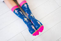 Beach Day Crew Socks