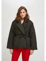 Cropped Padded Coat