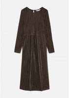 Art Deco Lurex Midi Dress