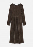 Art Deco Lurex Midi Dress