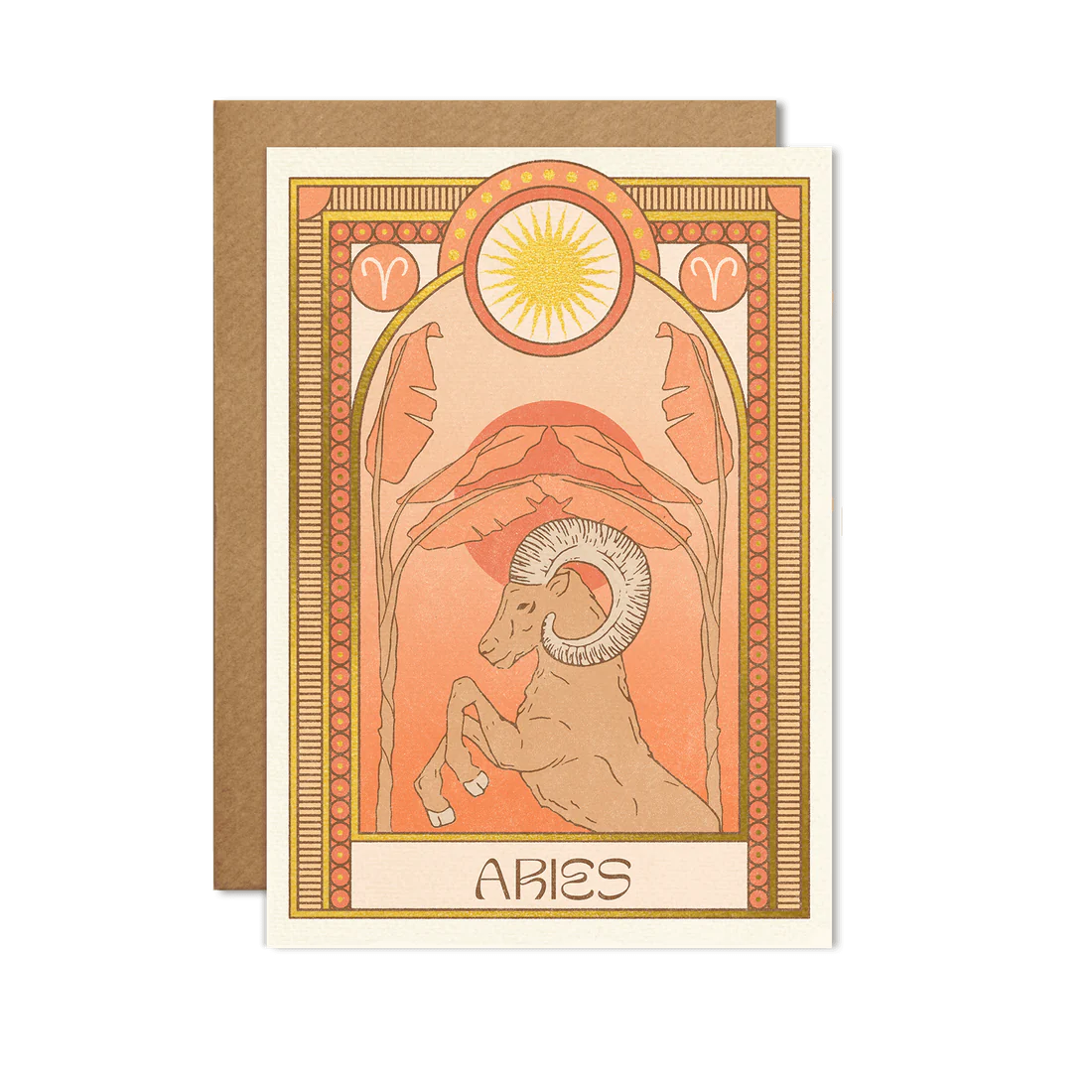 Illustrated Zodiac Birthday Card
