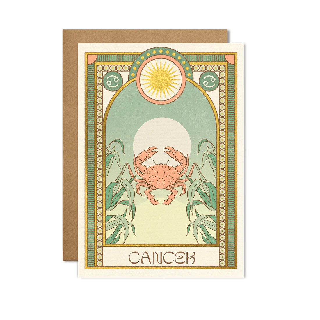 Illustrated Zodiac Birthday Card