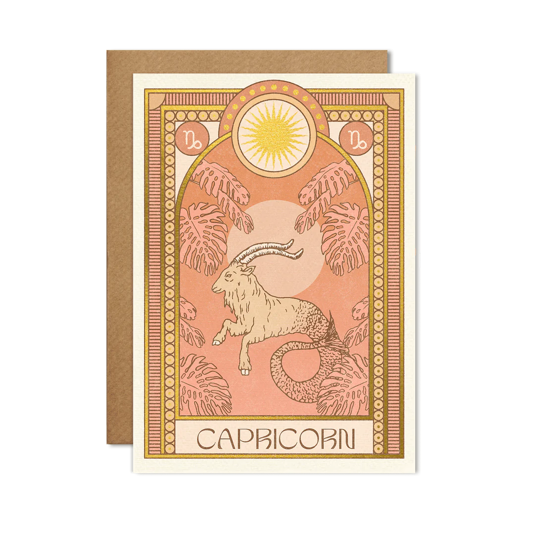Illustrated Zodiac Birthday Card