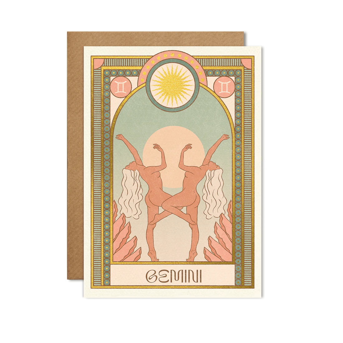 Illustrated Zodiac Birthday Card