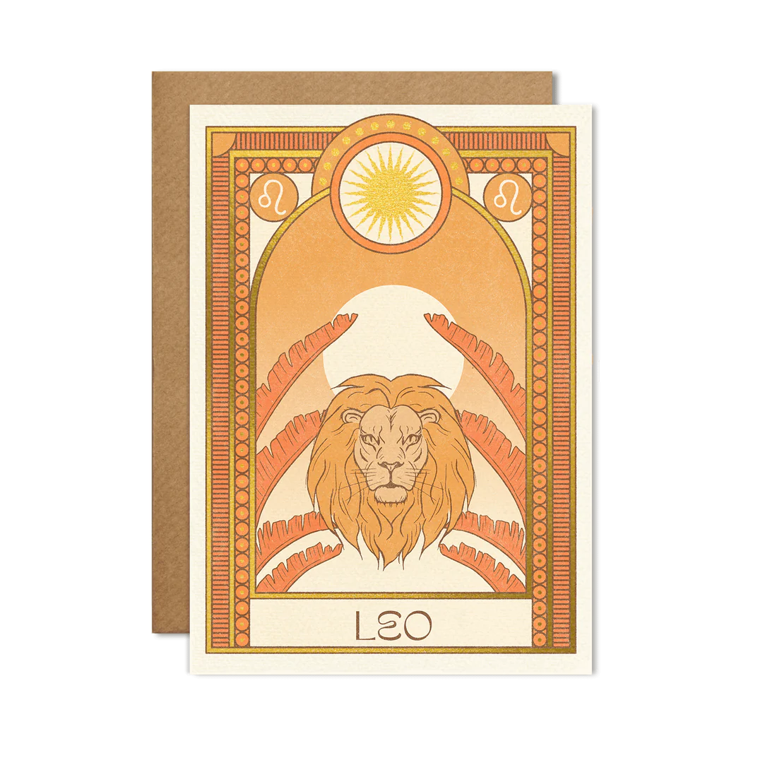 Illustrated Zodiac Birthday Card