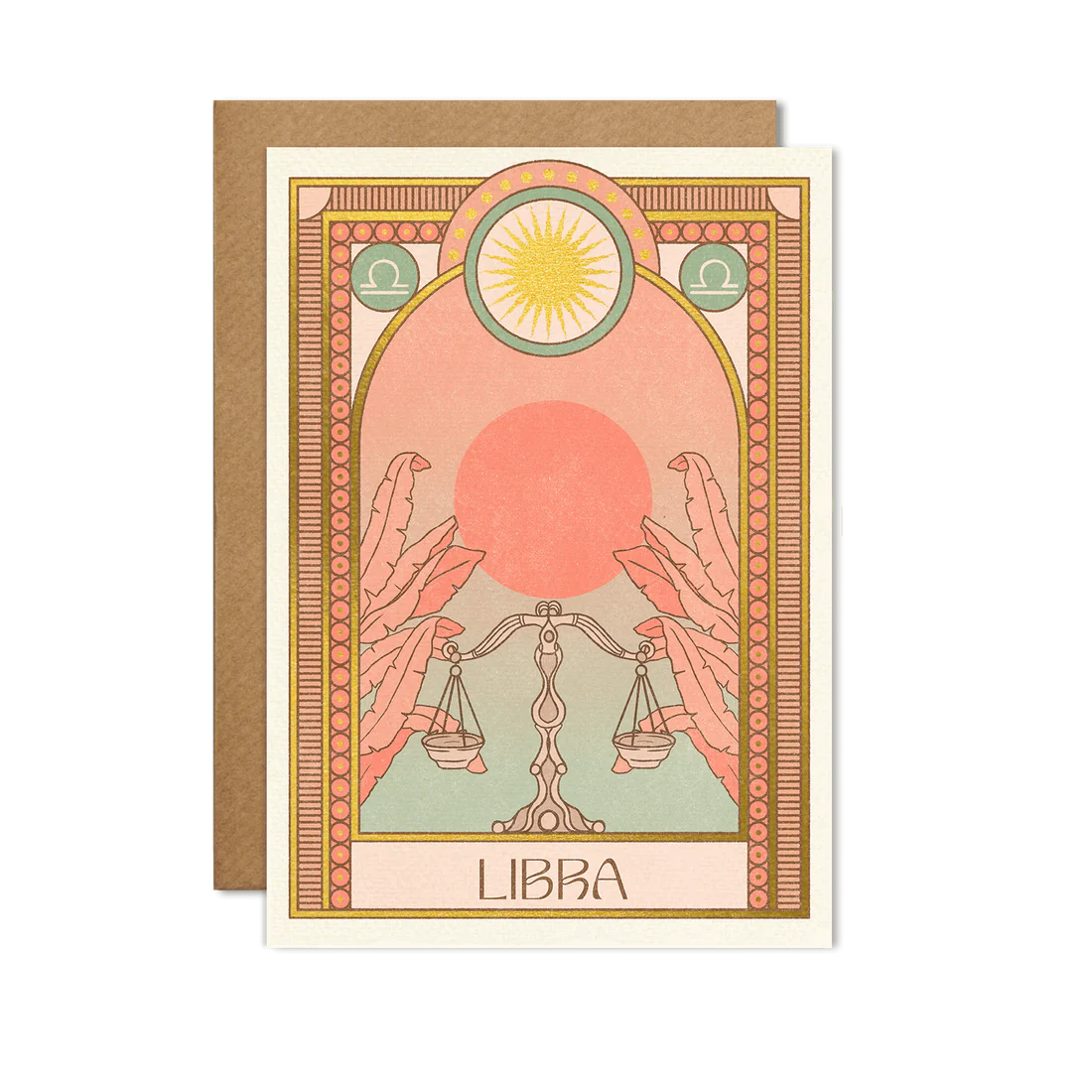 Illustrated Zodiac Birthday Card