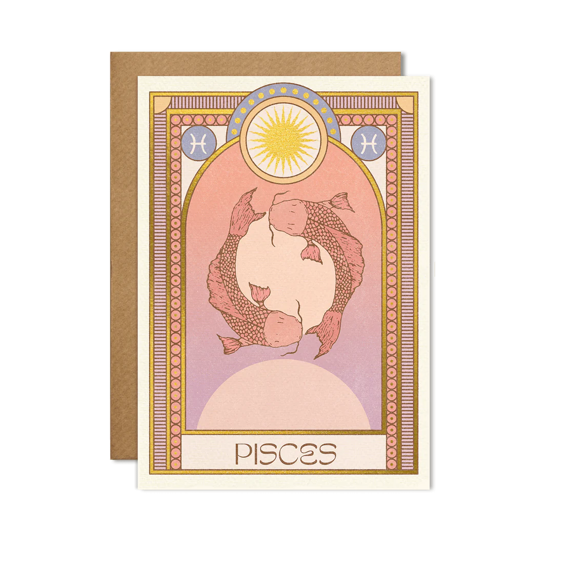 Illustrated Zodiac Birthday Card