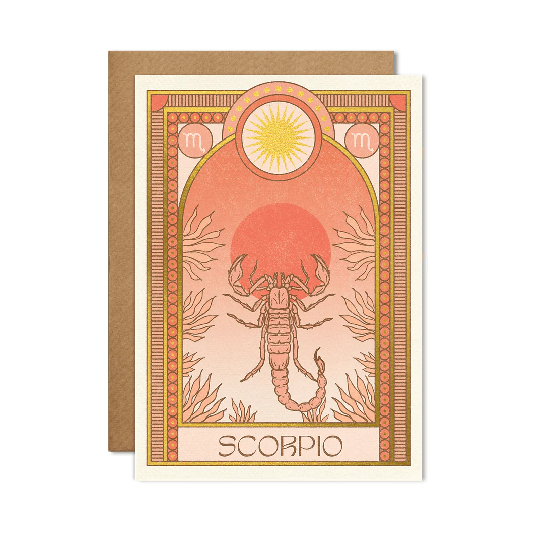 Illustrated Zodiac Birthday Card