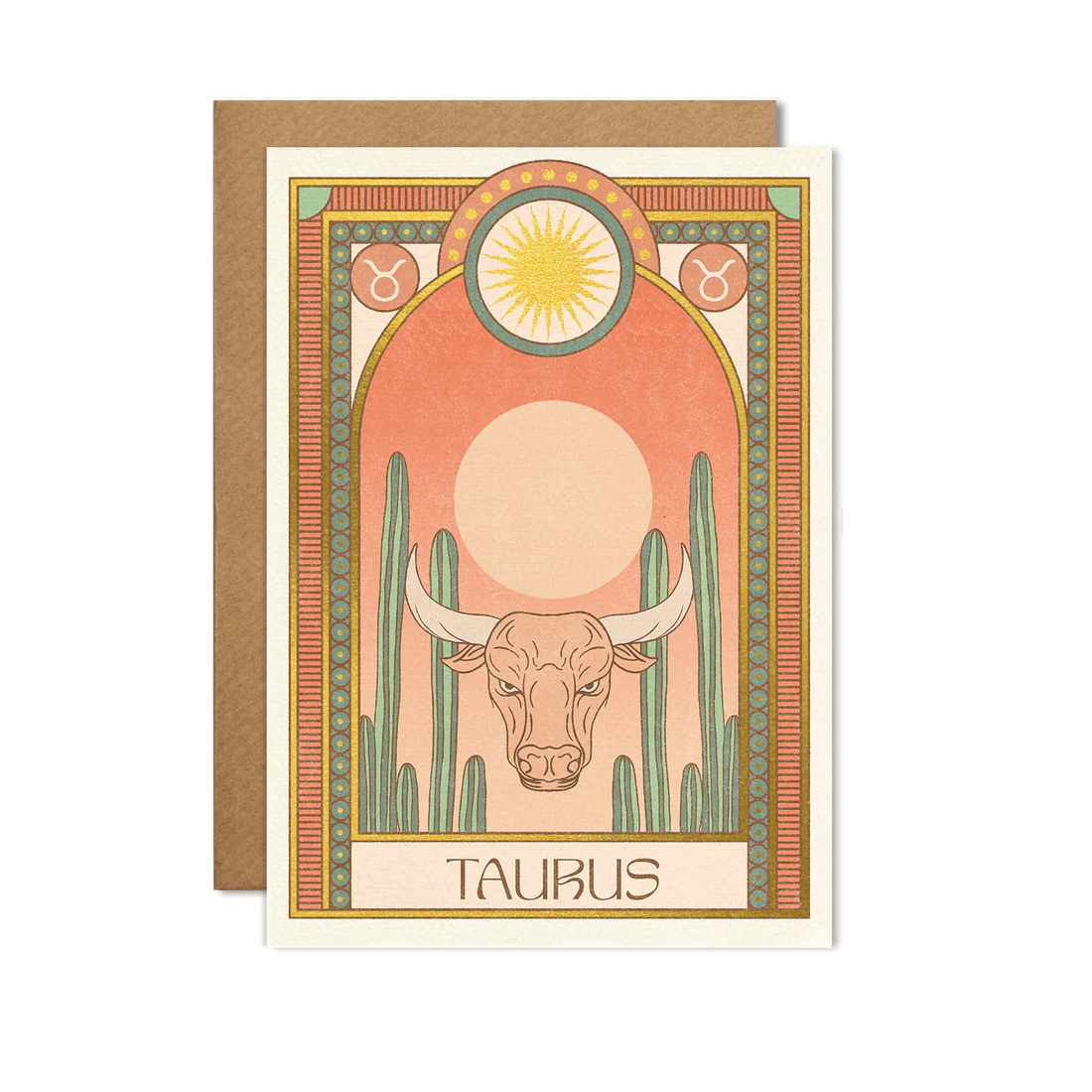 Illustrated Zodiac Birthday Card