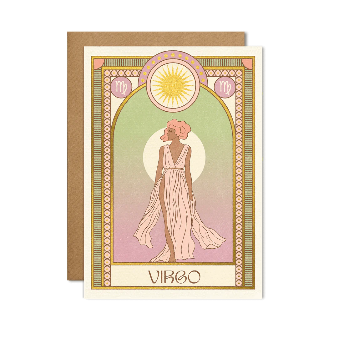 Illustrated Zodiac Birthday Card