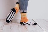 Candy Corn Stripe Crew Socks