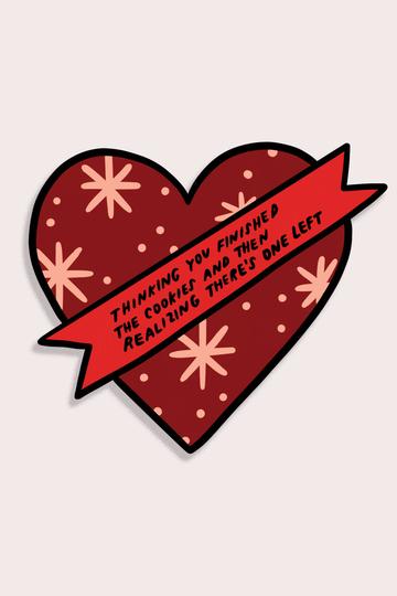 Cookie Heart Sticker