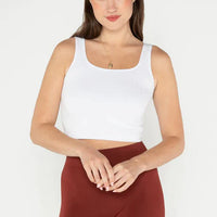 Bamboo Square Neck Rib Tank