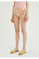 Floral Print Classic Bikini Bottoms with Tie