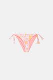 Floral Print Classic Bikini Bottoms with Tie