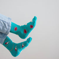 Birdhouse & Bird Recycled Socks