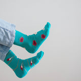 Birdhouse & Bird Recycled Socks