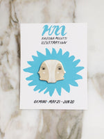 Gemini Lapel Pin