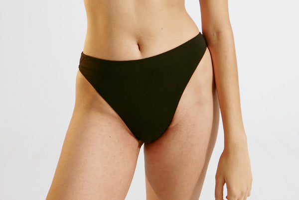The Cotton High Leg Bikini