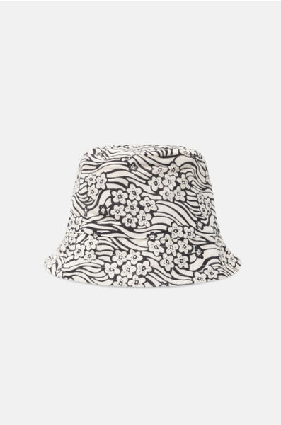 Flores Print Reversible Bucket Hat