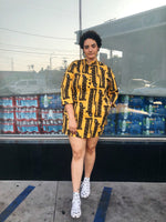 Nico Dress - Long Cat Yellow