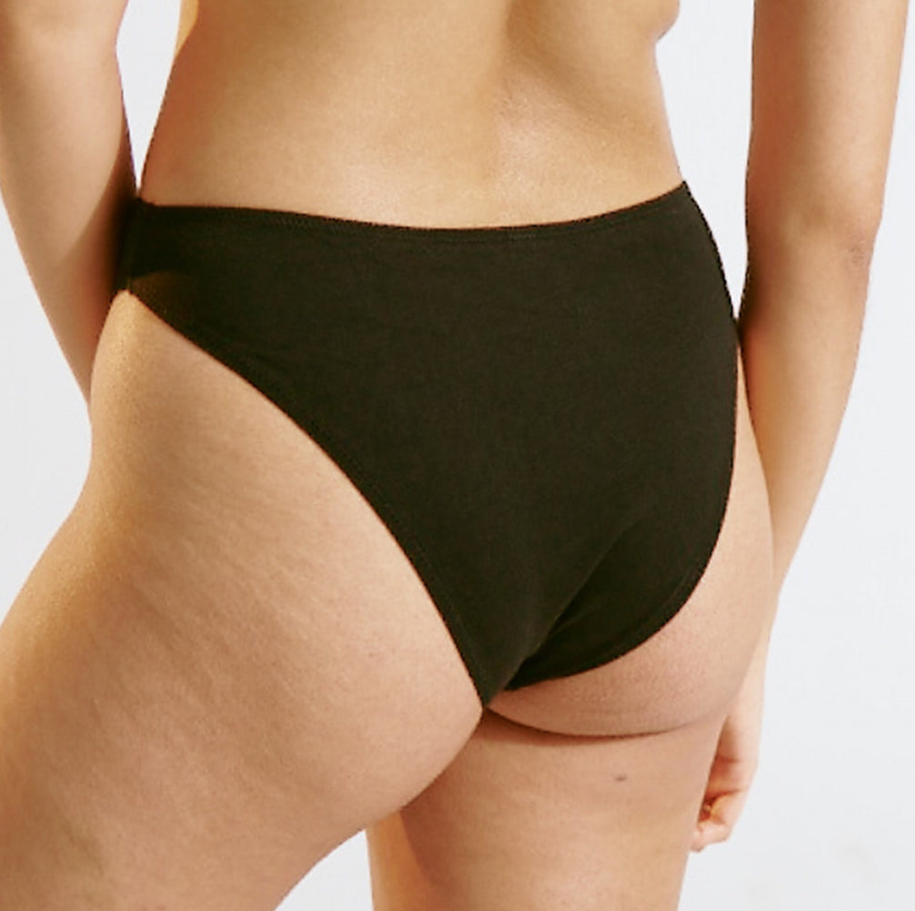 The Cotton High Leg Bikini