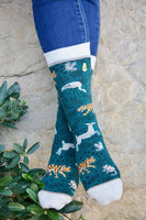 Jungle Fever Crew Socks