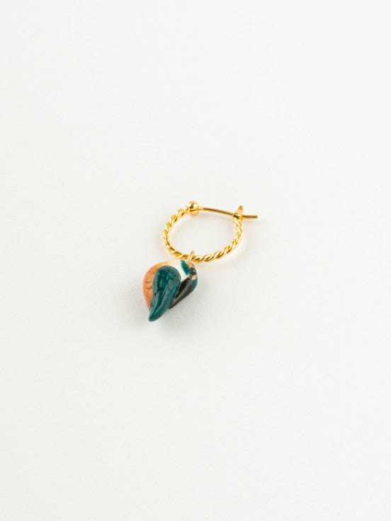 Kingfisher Mini Hoop Earring