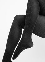 Lisa Lurex Rib Tights