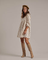 Piper Dress - Grey Stars