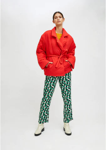 Cropped Padded Coat