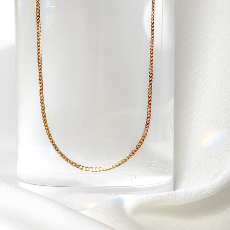 Dainty Curb Chain Necklace