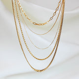 Dainty Curb Chain Necklace