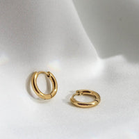 Feather Hoop Earring - Small