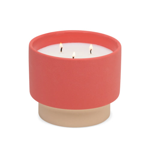 Colour Block Candle - Amber + Smoke