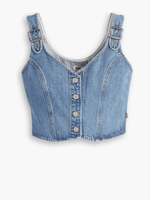 Charlie Denim Crop Top