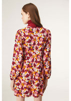 Vintage Floral Smock Dress with Puff Sleeve