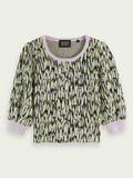 Organic Cotton Jacquard Pullover