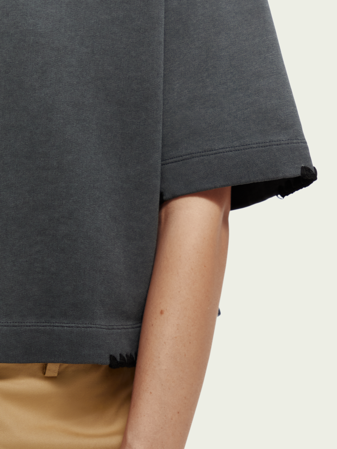 Boxy Fit Organic Cotton Crewneck