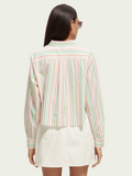 Multi Stripe Boxy Fit Shirt