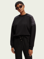 Quilted Relaxed Fit Sweatshirt